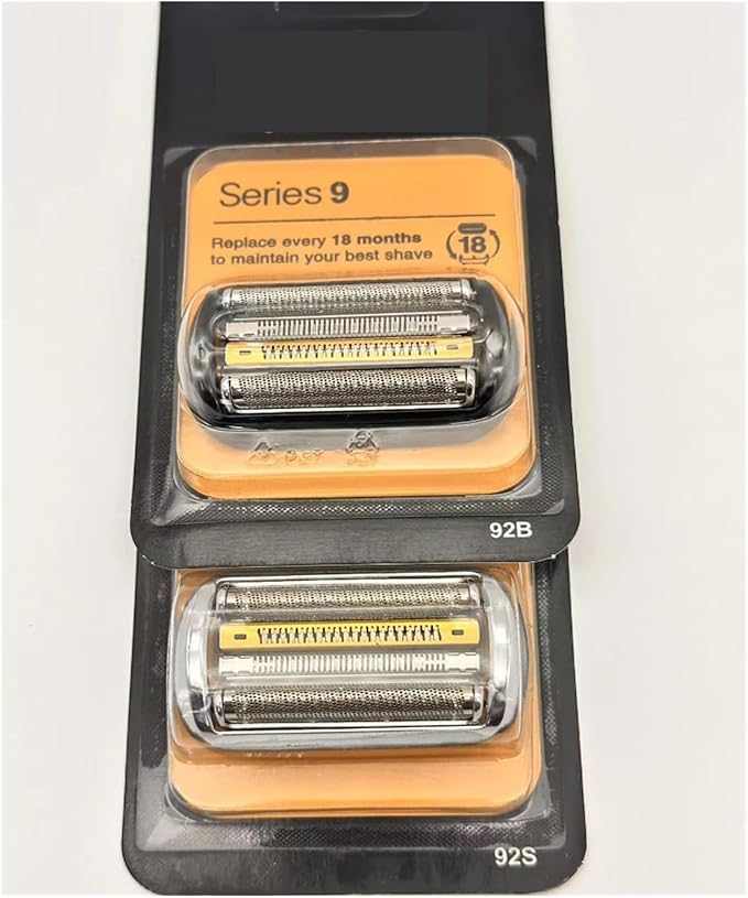 Replaces Electric Shaver Head Compatible For Braun9 Series Shaver Head Shaver 9040s 9080cc 9093s 9095cc 92m 94M Universal(92B)
