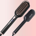ELLA BELLA® Hair Straightening Brush • Heated Straightener Brush Comb • Straightens in 1 Pass • Ionic Technology for Healthier Hair • Suitable for All Types