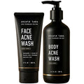 Shield Acne Wash Bundle for Men and Boys – Deep Clean Gel Formula Face Wash and Unscented Back &amp Chest Cleanser Clears Acne &amp Breakouts 13.6 oz