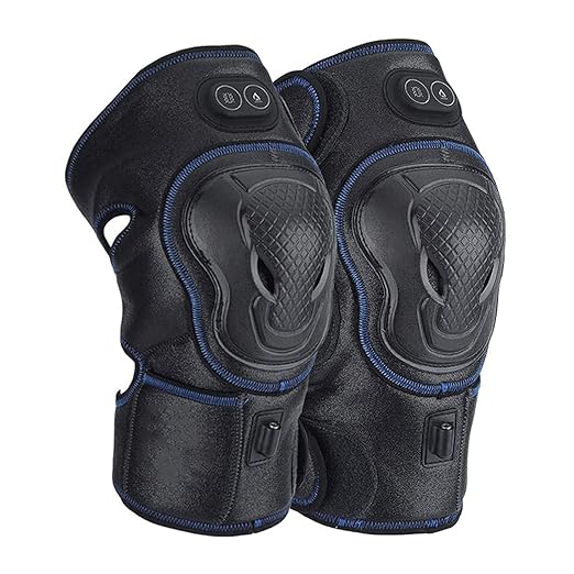 Heated Knee Brace Wrap with MassageVibration Knee Massager with Heating Pad for Knee Fatigue Leg Massager Heated Knee Pad for Stress Relief Support Knee Brace Wrap Rechargeable