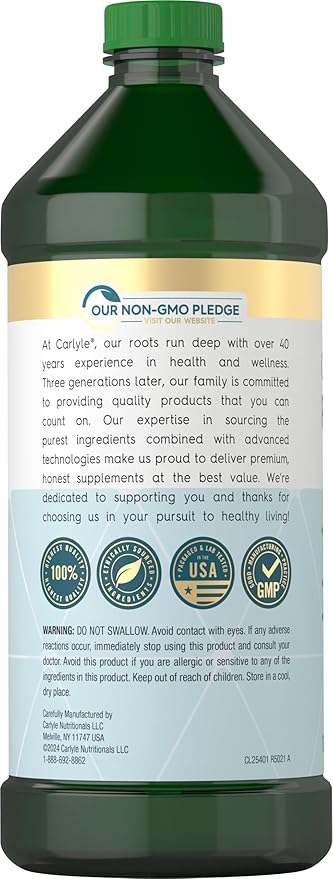 Carlyle Coconut and Mint Pulling Oil | 16 fl oz (Pack of 2) | For Teeth and Gums | Alcohol Free &amp Non-GMO