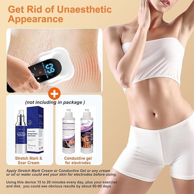Upgraded Body Sculpting Machine - Cordless Handheld Massager for Belly Waist Arms Legs Butt – Skin Firming Tool for Women