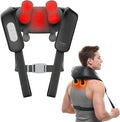 Cordless Shiatsu Neck and Back Massager with Heat 10 Mins x 12 Uses 3 Massage Modes &amp 2 Intensity Levels 3D Kneading Deep Tissue for Pain Relief Voice Prompt &amp Smart Memory Relax for Wome