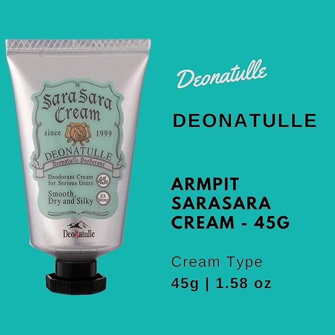 Deonatulle Armpit Sarasara Cream - 45g - Japan No1 Deodorant