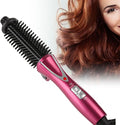 Hair Curler Brush Folding Curling Heated Round Mini Portable Travel Anti Static Dual Ionic Ceramic Thermal Styler Hair Styling Tool Hot Air Styling Brush for Volume and Soft Curls