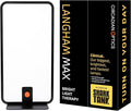 Circadian Optics Langham Clinical Grade Light Therapy Desk Lamp | 10000 Lux at 18 | As Seen On Shark Tank | 10X Power &amp Brightness | Extremely Large 22 X 12 Light Panel | Improve Body Clock