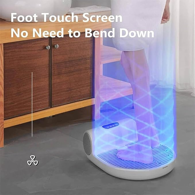 3-in-1 Body Dryer Machine1350W Air ShowerNegative Ions Body Heater Blow DryerBuilt-in Cooling and Heating Adjustable Speed Waterproof