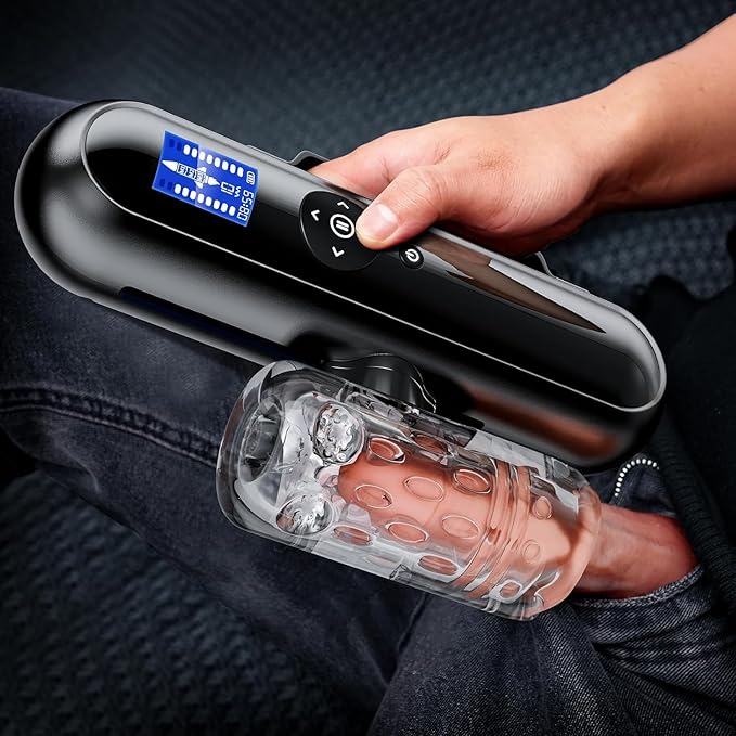 Upgraded Male Masterburbatar Hands Free 10X Thrusting &amp Vibrating Male Mastusbafor Blowjobob Machine for Man Automatic Tight Sleeve Hoodies HFR95