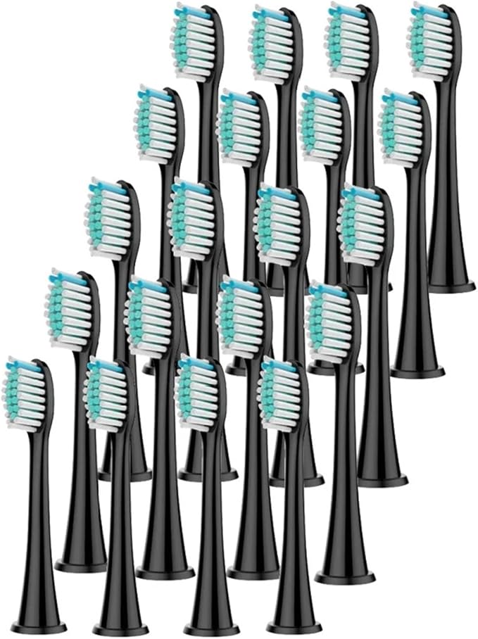 Electric Toothbrush Head(20pcs Black)