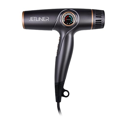 StyleCraft Professional Hair Dryer – Instinct-X with Brushless Motor &amp Digital Display Sage Lightweight Blow Dryer JetLiner x Silver Bullet with Digital Motor – Includes Nozzles &amp Diffuser