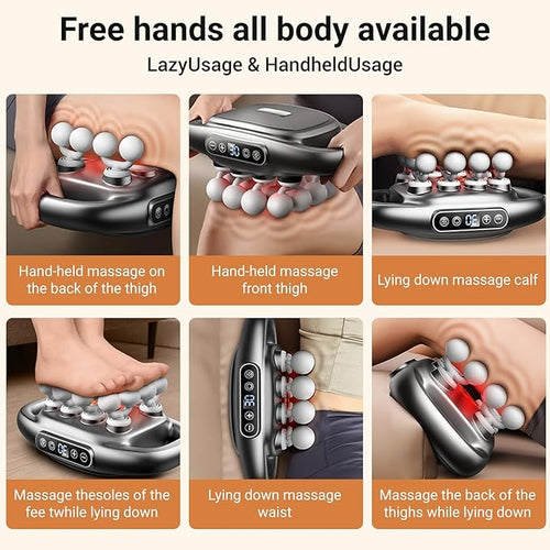 16-Head Massage Gun Deep Tissue for Deep Tissue Back Shoulders Legs Pain Relief Valentine's Day Gifts Massage Gun Set Neck Massager with 16 Heads