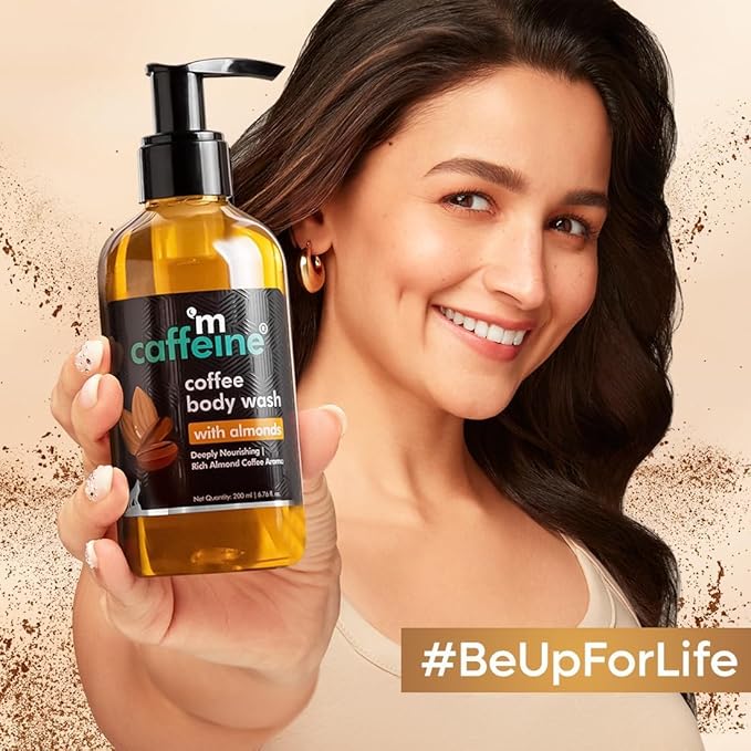SENTA Body Wash with Almonds | De-Tan &amp Deep Cleansing Shower Gel | Enriched with Vitamin E &amp in Energizing Nutty Almond Aroma | Suitable for All Skin Types | For both Men &amp Women (200ml)