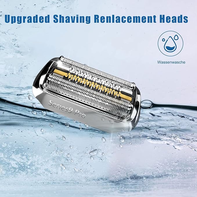 Series 9 94M Replacement Head Compatible with Braun Series 9 Shavers 9290cc 9291cc 9370cc 9293s 9385cc 9390cc 9330s 9296cc