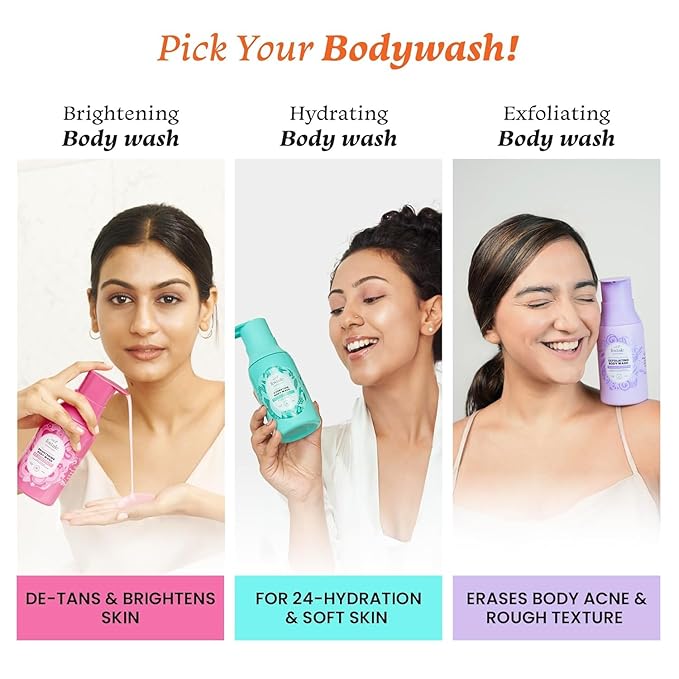 Fox_tale Hydrating Body Wash with Hyaluronic Acid &amp Ceramides | Strengthens Skin Barrier | 24-hour hydration | 6+ hrs Odour Control | SLS-Free Body Wash for Women &amp Men | All Skin Type | 250 m