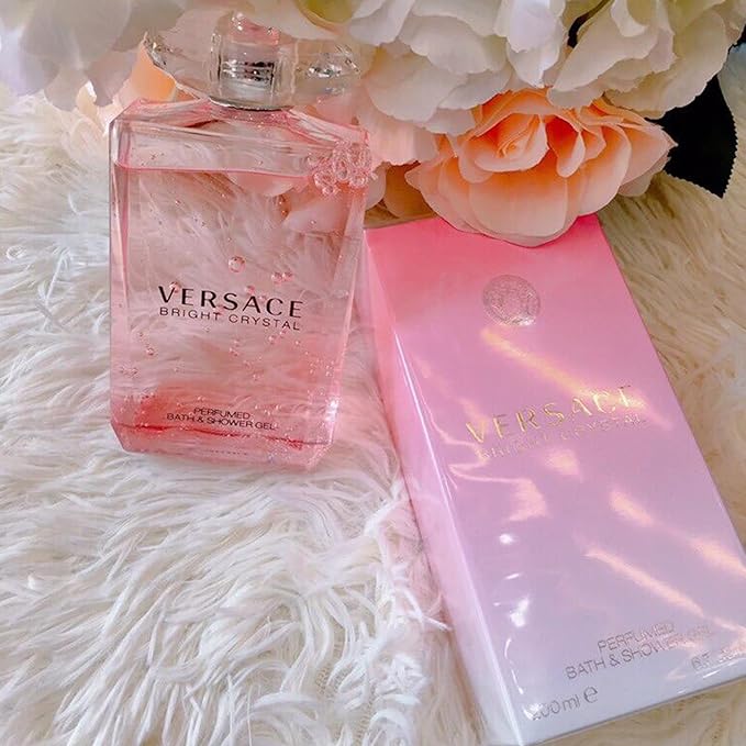 Versace Bright Crystal for Women Perfumed Bath &amp Shower Gel 6.7 Ounce