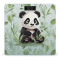 Panda Bamboo Scale for Body Weight Precision Bathroom Weighing Scales with Back Lit LCD Display Sturdy Tempered Glass Body Weight Scales Digital Bathroom Scale 400lb