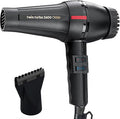 Turbo Power Twin Turbo 2600 Black Hair Dryer + M Hair Designs Hot Blow Attachment (Bundle) – High-Speed Professional Blow Dryer for Fast Drying &amp Precise Styling