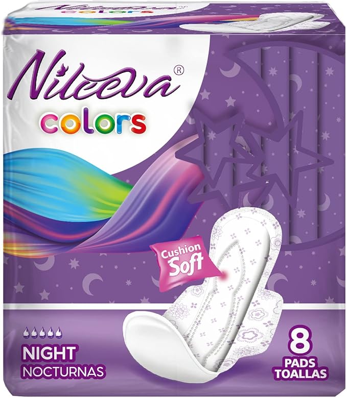 Individually Wrapped Super Maxi Sanitary Napkins Feminine Care (8 Count (Pack of 24))
