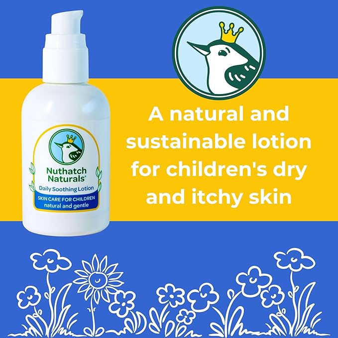 Kids Lotion - Daily Use Gentle Moisturizer - Plant Based Moisturizing &amp Non-Toxic Soothing Lotion for Kids - Dermatologist Tested - Gentle Mild Hypoallergenic Fragrance Free