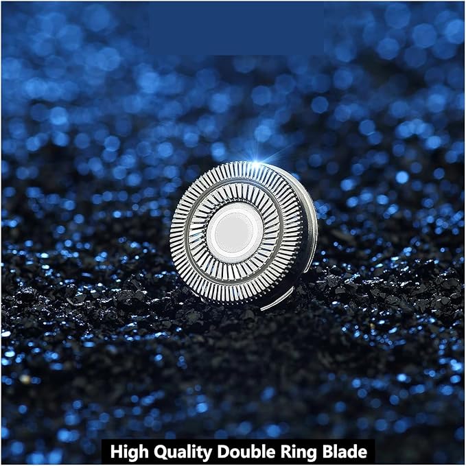 Shaver Replacement Heads BladesCompatible for SkullShaver Pitbull Gold PRO Brush Pitbull Shaver Replacement Blade(8 PCS S)