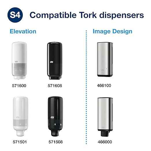 Tork Antibacterial Hand Washing Foam Soap S4 Helps with hand hygiene 6 x 1L 401815 (formerly 401215)
