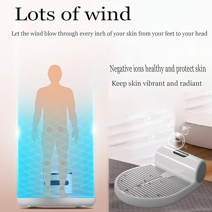 Full Body Dryer Full Body Dryer for Shower Negative Ions Body Heater Blow Dryer Body Hair Dryer Natural Warm Air Wind and Cool Wind