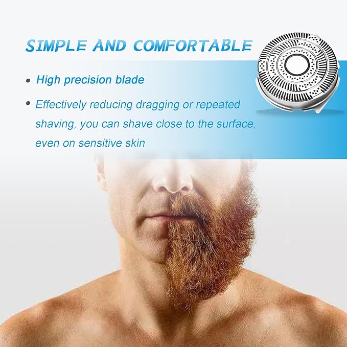 Rotating electric shaver blade razor replacement blade HQ9 replacement blade series replacement blade head HQ9070 HQ9080 HQ8240/8260 PT920 8140XL 8170XLHQ9 replacement replacement 3 blades