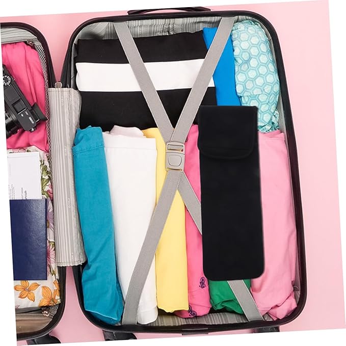 2pcs Hair Straightener Pouches Heat Resistant Curling Travel Case Portable Hair Styling Tool Organizer Bag
