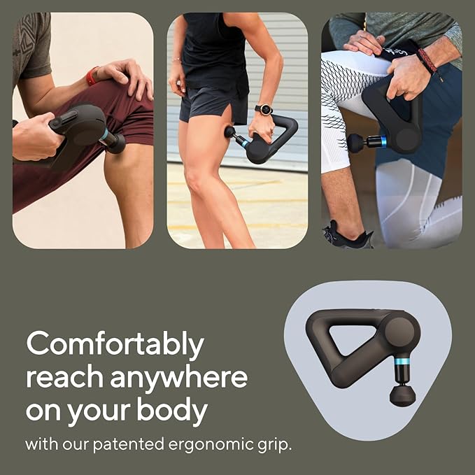 TheraGun Therabody Elite (5th Generation) - Handheld Deep Tissue Massage Gun - Bluetooth Enabled Percussion &amp Personal Massager for Pain Relief in Neck Back Leg Hand Shoulder and Foot