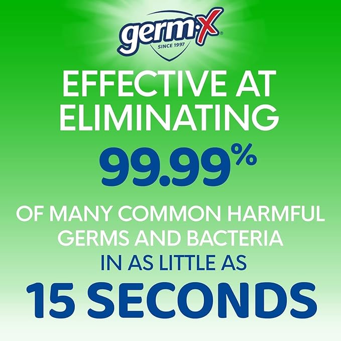 Germ-X Original Hand Sanitizer 2 Fl Oz (Pack of 24) Less Drying Moisturizing Gel with Aloe and Vitamin E No Rinse Formula Bulk Mini Travel Size for On-The-Go