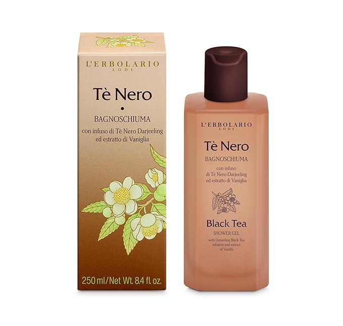 Shower Gel - Black Tea by LErbolario for Unisex - 8.4 oz Shower Gel
