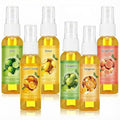 12 Pcs Hydrating Hand Sanitizer Spray Scented Hand Sanitizer Bulk Travel Size 2 Fl oz Pocket Portable Mandarin Scent Antibacterial Sanitizes Mist for Adults Office Family School Nurse Travel