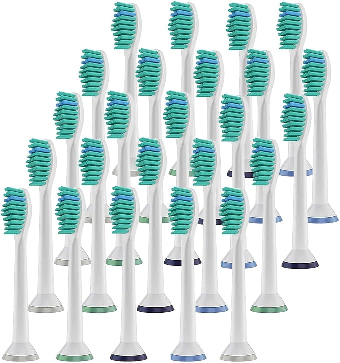 4-32pcs Replacement Toothbrush Heads Compatible for PhilipsElectric Brush Head 1100 2100 4100 4300 5100 5300 6100(24pcs)