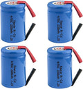 Kastar 4-Pack 4/5 Sub-C NiCD Battery W/Tabs 1.2V 2200mAh Replacement for Philips 900 Norelco HP1328E HP1337 800RX 805RX 815RX 850RX 895RX 900RX 950RX HS800 HS805 HS850 HS900 HS950 Shaver and Trimmer