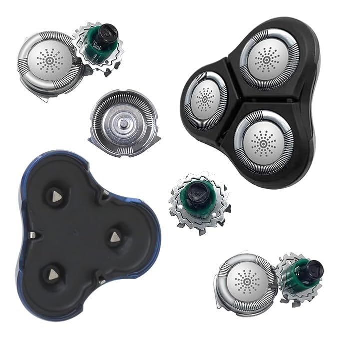 2023 New RQ11 Shaving Head w/Blue Base Holder for Philips Norelco RQ11 Sensotouch 2D 1150X 1160X 1170X 1180X
