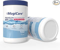 MagiCare 75% Large Alcohol Wipes (2 Canisters) - Alcohol Hand Sanitizing Wipes Unscented - Premium Hand Wipe Sanitizer Wipe - Home Classroom Cleaning Camping - 2 100ct Canisters (200pcs)