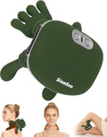 Siaasoo Neck Massager(Genuine OEM) Bionic Heated Massager (Patent Pending) Electric Deep Tissue 3D Kneading Massage Portable neck massage N7 Master Hand Series for Deep Tissue Pain Relief in Neck.