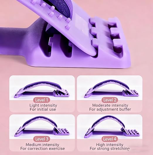 2026 Lumbar Support Board For Belly Fat Upgrade 4 Level Adjustable Lumbar Board For Back Stretcher
