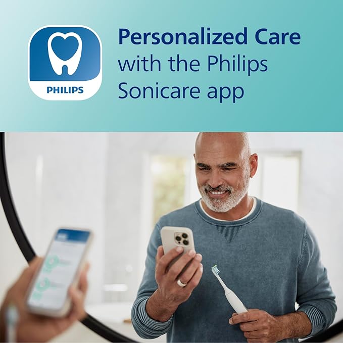 Philips Sonicare DiamondClean Smart 9500 Electric Toothbrush Sonic Toothbrush with App Pressure Sensor Brush Head Detection 5 Brushing Modes and 3 Intensity Levels Rosegold Model HX9923/61