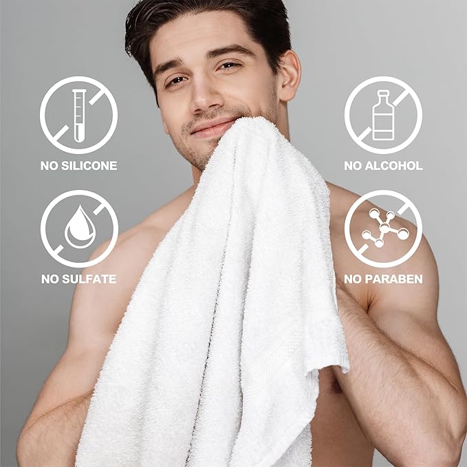 Body &amp Earth Gift Baskets for Men 8pcs Mens Grooming Sets with Leather Scent Gift Sets for Christmas Gifts for Men