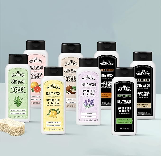 J.R. Watkins Body Wash Coconut 18 fl oz 2 Pack