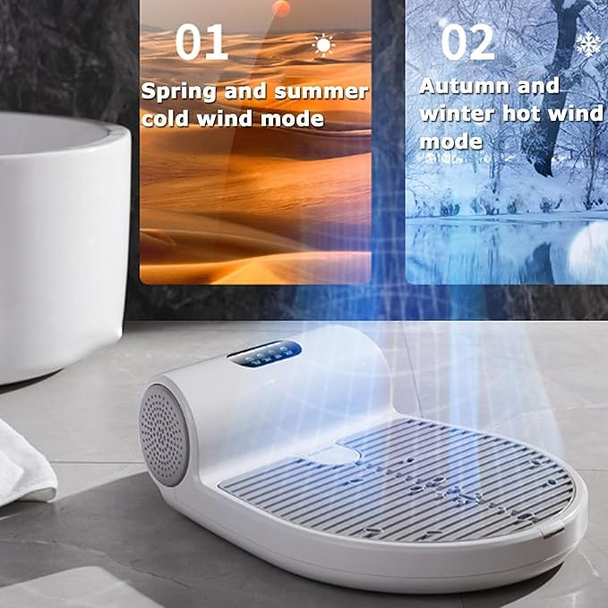 Body Dryer Body Hair Dryer Negative Ion Full Body Dryer with 2 Gears Adjustment Quick Air Drying Body Dryer After Shower with Heating and Cooling and Weight Scale