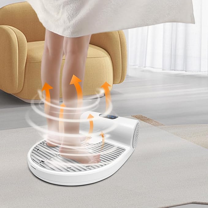 Bathroom Full Body Dryer Negative Ion Waterproof Blow Body Dryer with Adjustable Temper Shower Dryer with Pre-Warm Anti-Slip Foot Pad and Intelligent Touch Screen(Touch Screen Body Dryer)