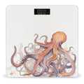 Octopus TentaclesScale for Body Weight with LCD High Precision Weighing Scales Fashion Sturdy Tempered Glass Weight Scales Easy-to-Read Digital Bathroom Scale for Daily 400lb