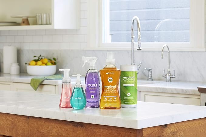 Method Men Body Wash Sandalwood + Vetiver Paraben and Phthalate Free 18 FL Oz (Pack of 6)
