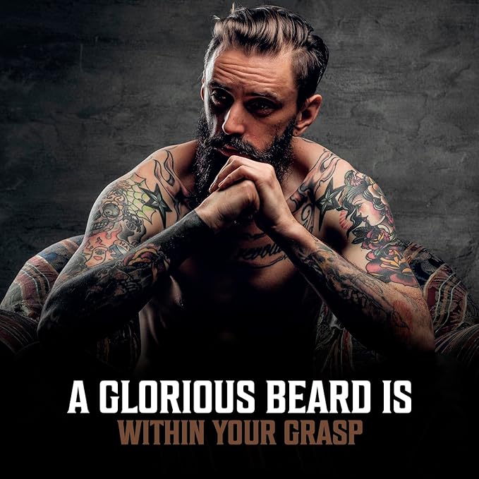 Viking Revolution Beard Oil for Men 3 Pack - Natural Mens Beard Oil Variety Set - Spiced Vanilla Sweet Tobacco Majestic Oud - Beard Conditioning and Moisturizing for a Healthy Beard (3 Pack 1oz)