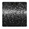 Black White Glitter Bathroom Scale Weight Scale for Body WeightHighly Accurate Digital Weighing Machine Clear LED Display Digital Bathroom Body Scale 400lb/182kg