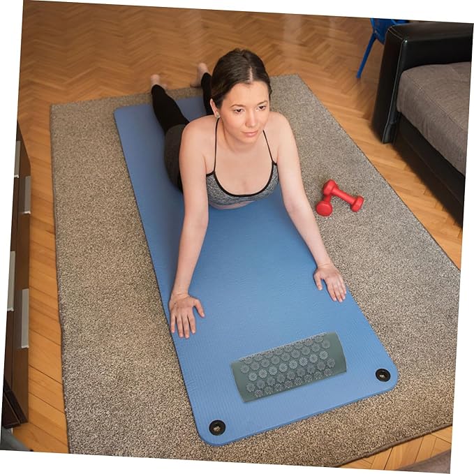 Acupressure Massage Mat and Pillow Set with Non-Slip Surface Relief Yoga Exercise Mat for Back and Neck Portable Massage Tools Kit with Carrying Bag for Wellness and Relaxation