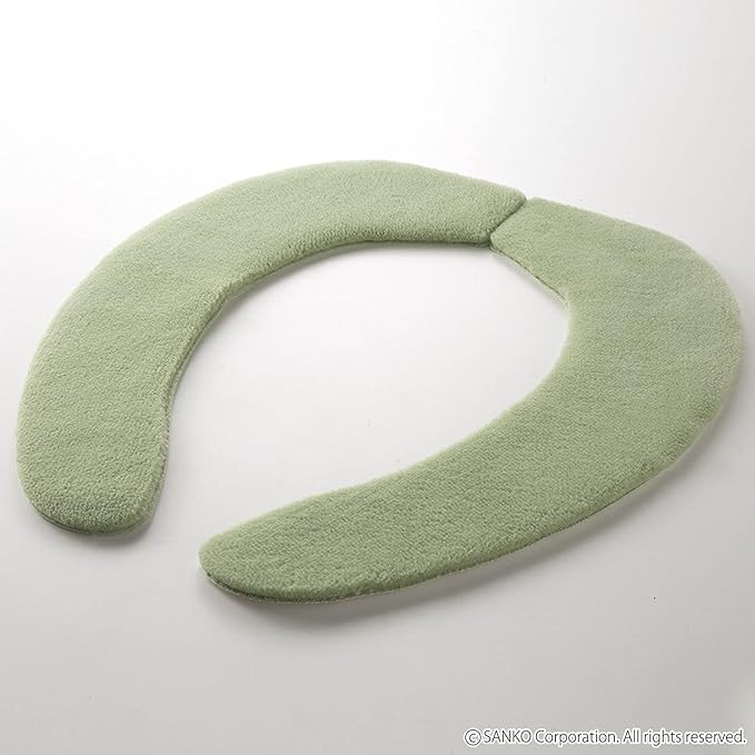 Adsorption toilet seat cover with deodorant function (green)