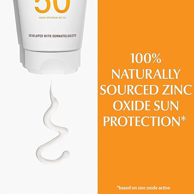 Eucerin Sun Sensitive Mineral Sunscreen Lotion SPF 50 Hypoallergenic Fragrance Free Sunscreen with Zinc Oxide Protection 4 Fl Oz Tube